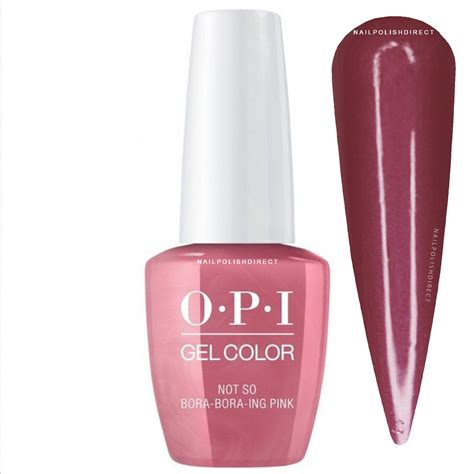 Opi Gelcolor Gel Color Not So Bora Bora Ing Pink Gc S45 15ml Gel