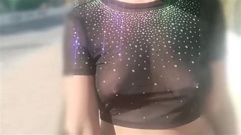 Flashing Her Tits While Walking Around The City In Public Xxx Mobile Porno Videos Movies