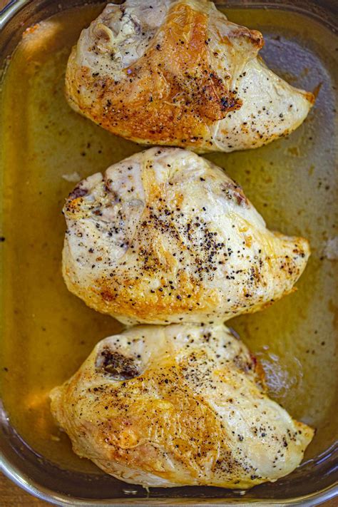 how long to cook bone in split chicken breast