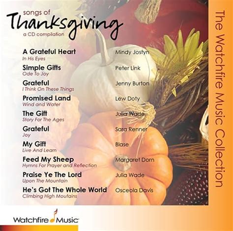 Songs of Thanksgiving - Watchfire Music