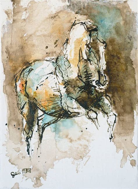 Equine Nude Painting By Benedicte Gele Saatchi Art