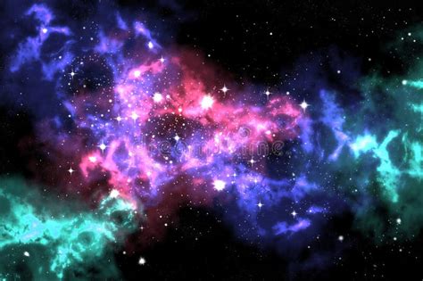 Orion and Star in the Space Area Stock Illustration - Illustration of ...
