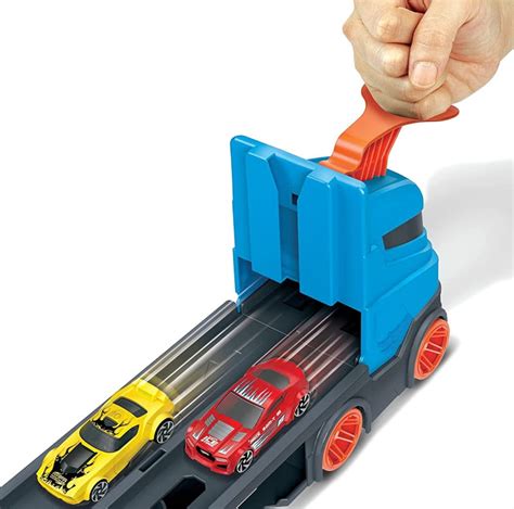 HOT WHEELS CITY MEGA DŁUGI TRANSPORTER 2W1 TOR 2m Hot Wheels Tory