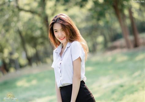 Hot Girl Thailand Pitcha Srisattabuth Cute Student With A Sweet Smile