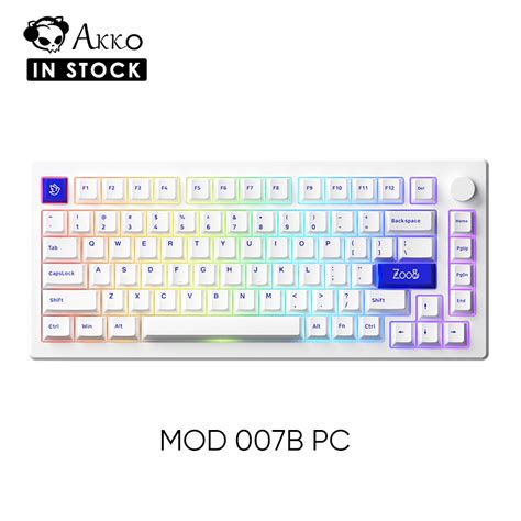Akko Mod B Pc Hot Swappable Wireless Mechanical Keyboard With Gasket Mount Structure Shopee