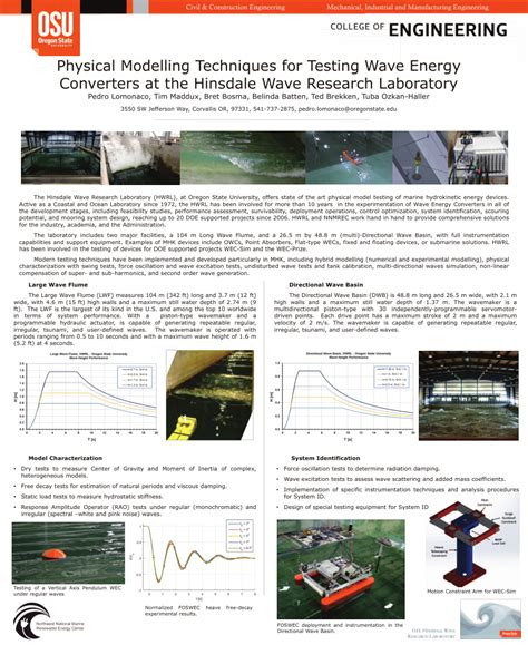 Pdf Physical Modelling Techniques For Testing Wave Energy Converters