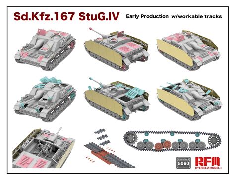 Rm Sd Kfz Stug Iv Early Production W Workable Track Links