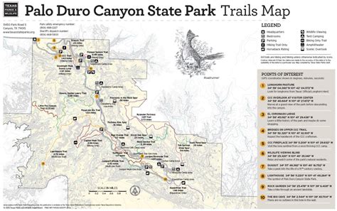 Pdc Trail Map | Texas In 2019 | Palo Duro Canyon, Palo Duro, Hiking ...