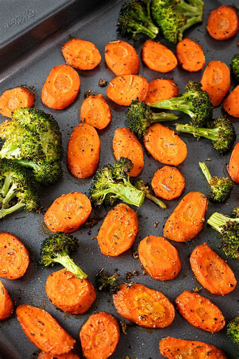 Roasted Broccoli And Carrots Filling And Fabulous