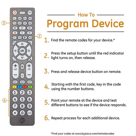 Ge Universal Remote Programming Guide Universal Remote Manuals