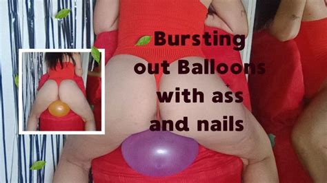 Popping Balloons With Your Ass And Nails Miamartinss Clips4sale
