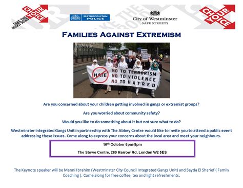 Families Against Extremism | Westbourne Forum | Your social network