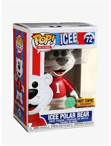 Funko Icee Pop Ad Icons Icee Polar Bear Scented Vinyl Figure Hot Topic Exclusive Vinyl