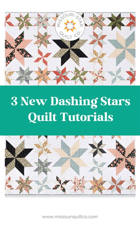 Free Easy Dashing Stars Quilt Triple Play Quilting Tutorial Missouri