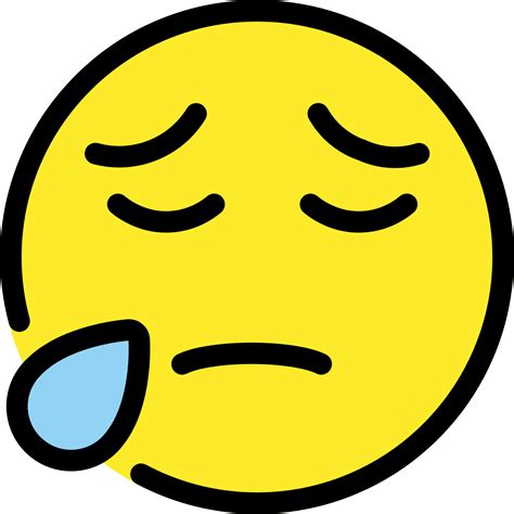 Sad But Relieved Face Emoji Download For Free Iconduck