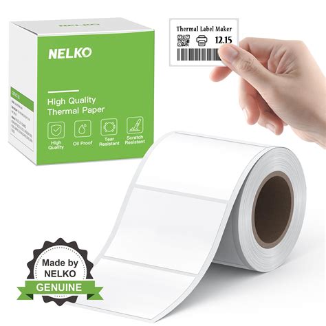 Amazon Nelko Genuine Thermal Labels Compatible With Nelko P