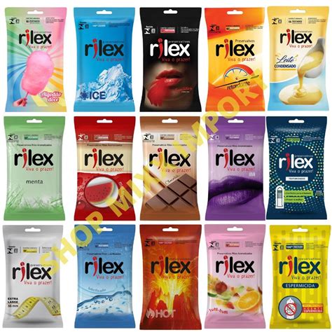 Preservativo Camisinha Pacote Unidades RILEX SEX SHOP Shopee Brasil