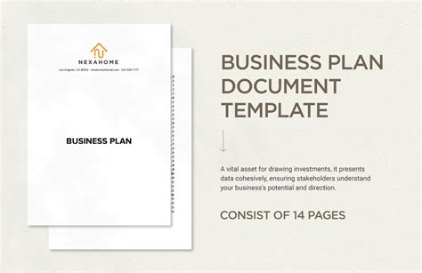 Business Plan Document Template in Illustrator, PDF, Word, Google Docs ...