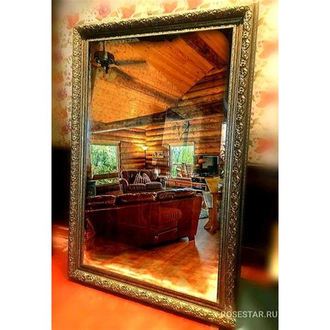 Напольное зеркало на ножке в золотой раме «Вэйл» — купить в Москве в ...