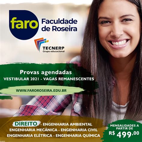 Faculdade De Roseira Faro - Faculdade - Sua nova oportunidade para ingressar nos cursos de ...