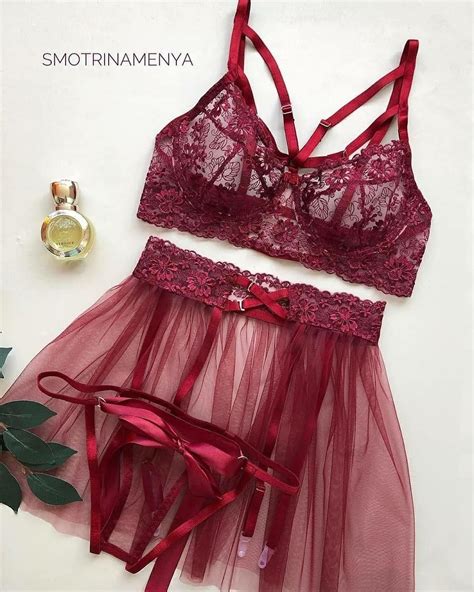 3sets Bow Decor Floral Lace Lingerie Set Artofit