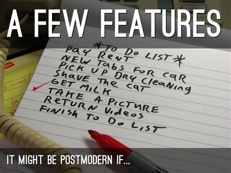 Characteristics Of Post Modern Literature By Michael