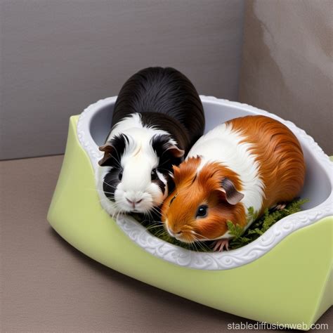 Two Guinea Pigs Stable Diffusion Online