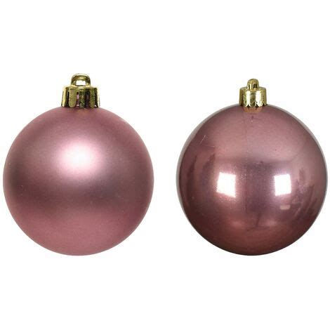 Weihnachts Micro Kugeln Velvet Pink Samtpink Cm Aus Glas Er Set