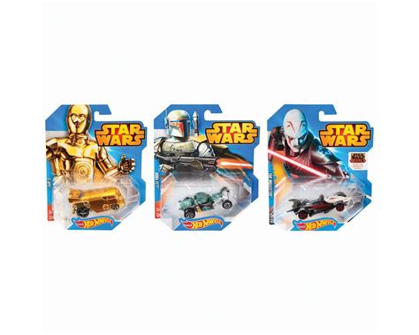 Mattel 1 64 Hot Wheels Star Wars Character Car Asst 12 HWMCGW35 HobbyTown
