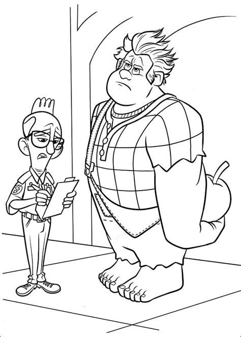 Wreck-It Ralph coloring pages to download and print for free