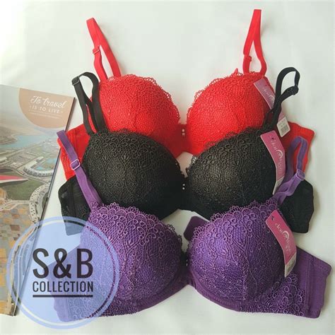 Jual Push Up Bra Bh Bra Kawat Bh Busa Import Bh Brukat Sexy L