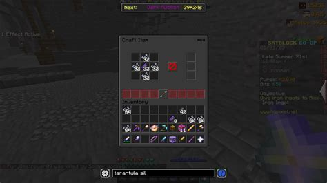 Cant Craft Tarantula Silk Hypixel Forums