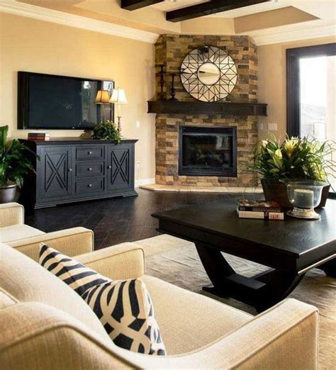 How To Furnish A Small Living Room With Fireplace at Lane Welch blog