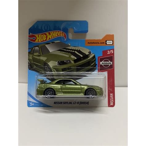 Hot Wheels Nissan Skyline Gt R R Short Card Shopee Malaysia