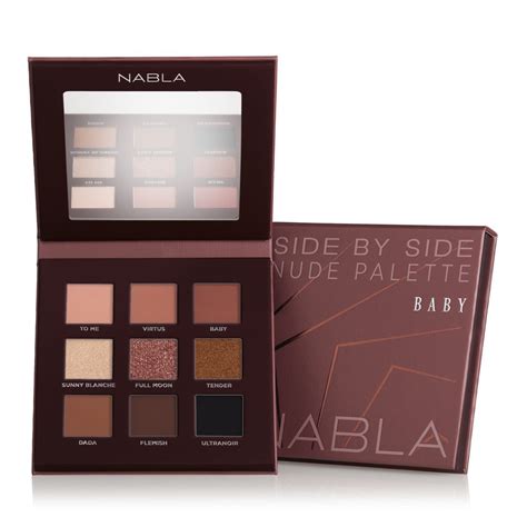 NABLA Side By Side Nude Palette Baby Bio Boutique La Rosa Canina