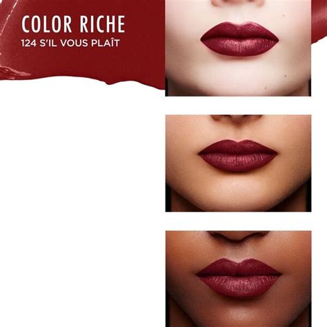 L Oréal Paris Rouge à Lèvres Color Riche Satin 124 S il Vous Plait