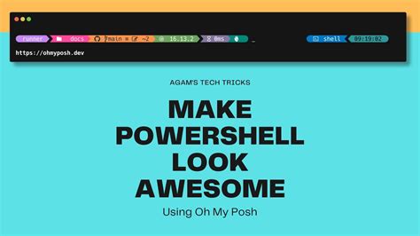 Make Windows Powershell Look Awesome With Themes Using Oh My Posh