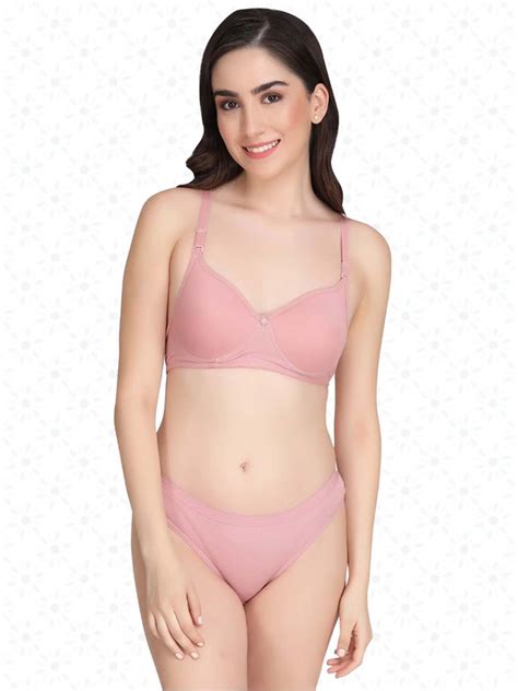 Buy ACCEZORY Lightly Padded Cotton Lingerie Set Lingerie Set For Women 25141358 Myntra