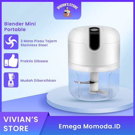 Jual Mini Chopper Blender Portable Mini Chopper Blender Penggiling