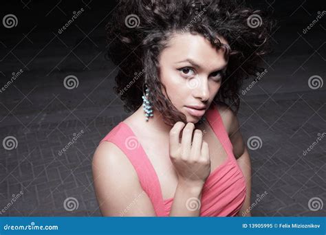 Mooie Jonge Brunette Stock Afbeelding Image Of Brunette