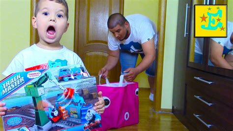 Что Папа Спрятал от ЕГОРА...??? THOMAS Friends TRACK MASTER !!! - YouTube