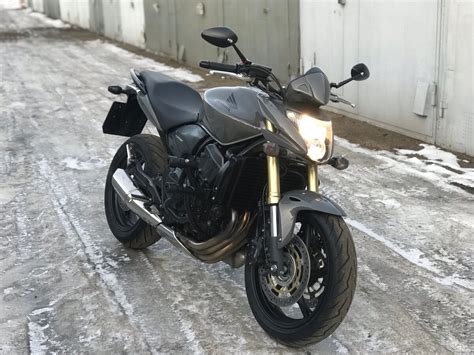 Купить б у Honda CB 600F Hornet инжектор 6 передач в Москве серый naked bike 2010 года на