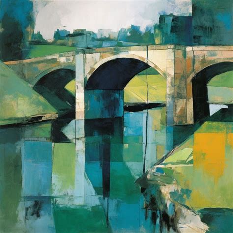 Dancing Colours Of Old Brig Odee In 2024 Landscape Art Painting