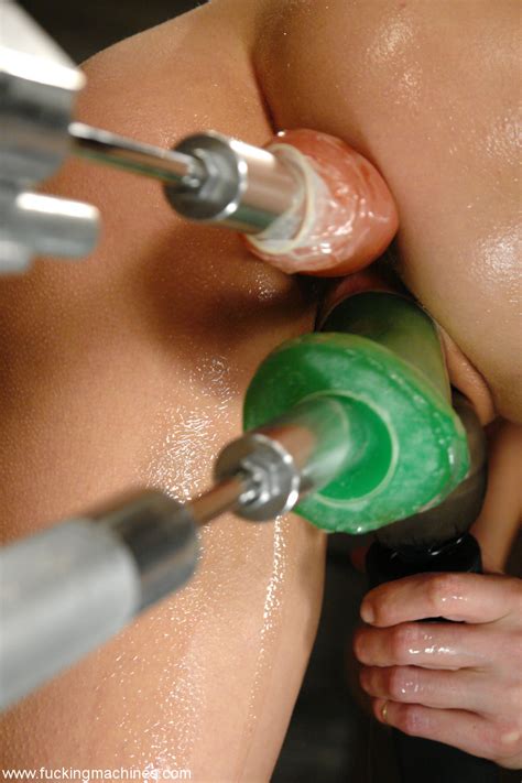 Blonde Teen Leah Luv Gets Her Holes Fucked By Machine Dildos At Once Coedcherry