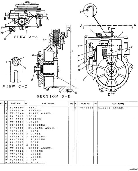 7w8179 Governor And Transfer Pump Drive Group Engine Serial No 2zf1