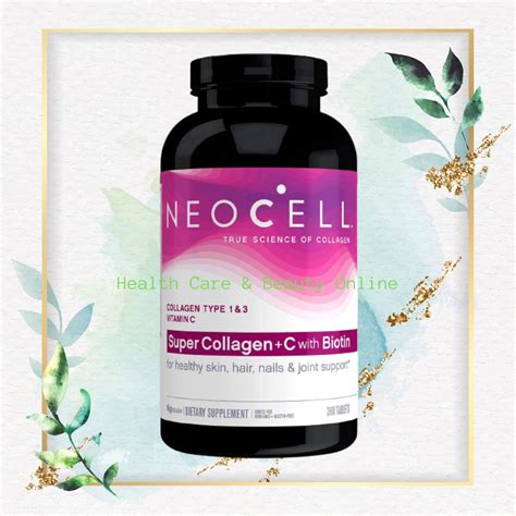 NEOCELL Super Collagen + C with Biotin 6g collagen 6000 mg 360 tablets ...