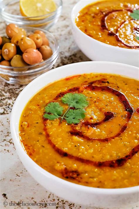 Mediterranean Red Lentil Quinoa Soup The Delicious Crescent