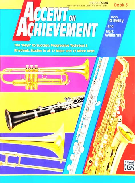 Alfred S Accent On Achievement Percussion Book Reverb