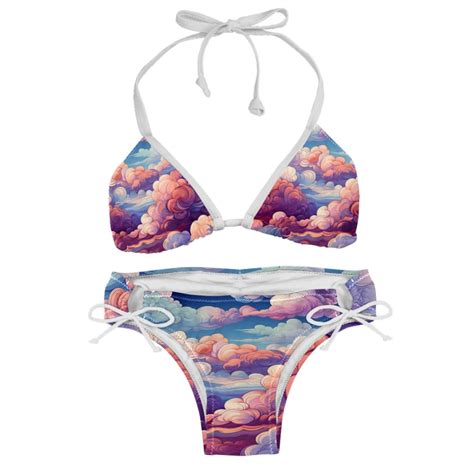Cloud Detachable Sponge Adjustable Strap Bikini Set Two Pack Ideal For All Seasons Walmart