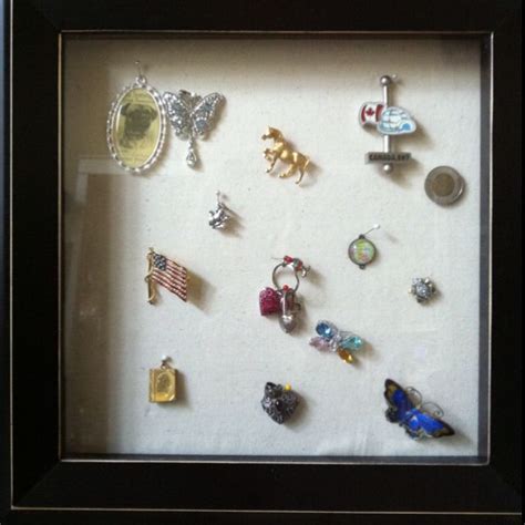 Shadow Box Great Way To Display Pins And Memorabilia Shadow Box